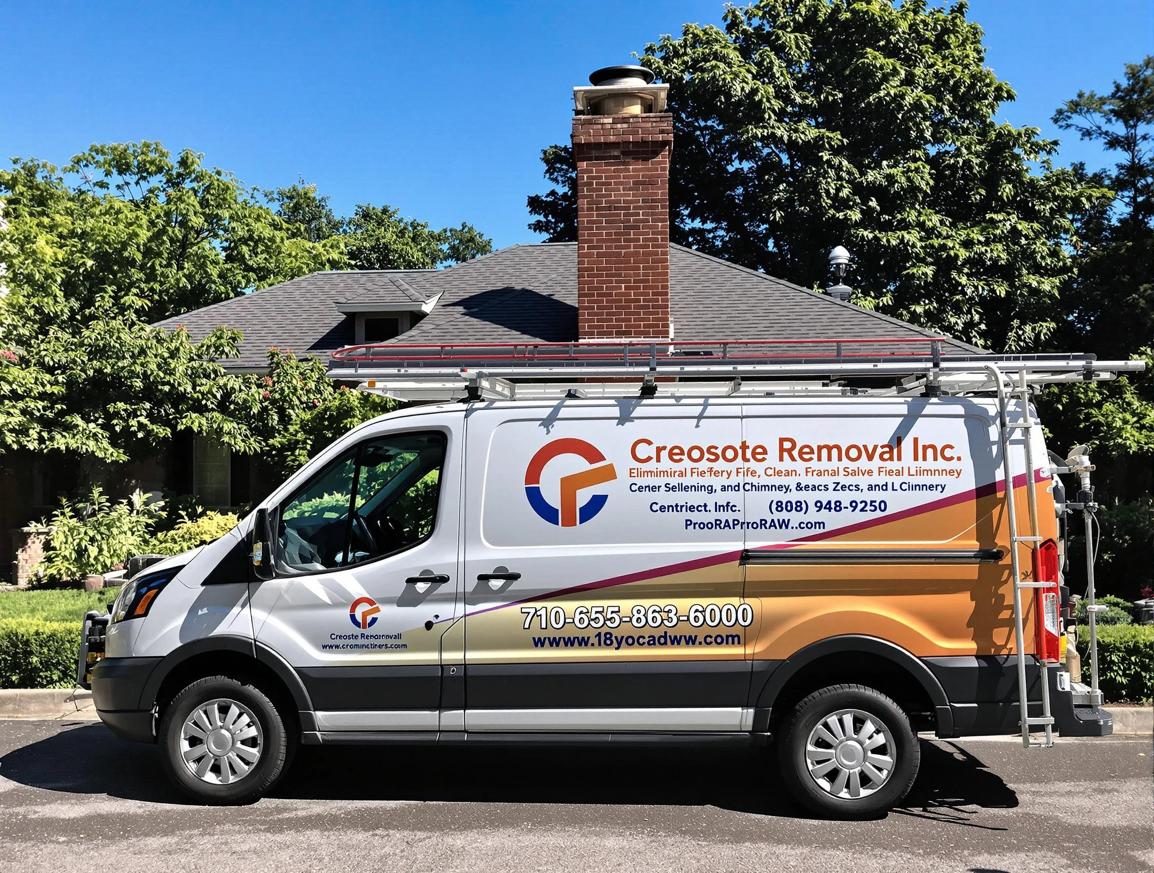 Brighton Chimney Sweep technician removing creosote safely in Brighton, CO